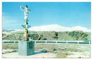 Vintage Adaks Totem Pole, Mt. Moffett, Adak, Alaska