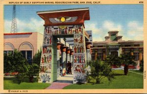 California San Jose Rosicrucian Park Replica Of Early Egyptian Shrine