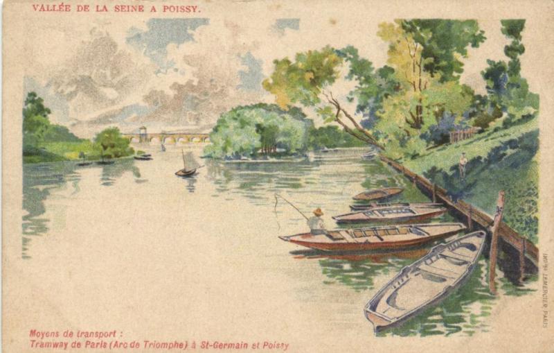 CPA Vallée de la SEINE a POISSY (260720)