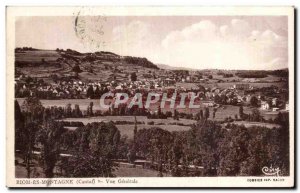 Riom es Montagne - Generale view - Old Postcard