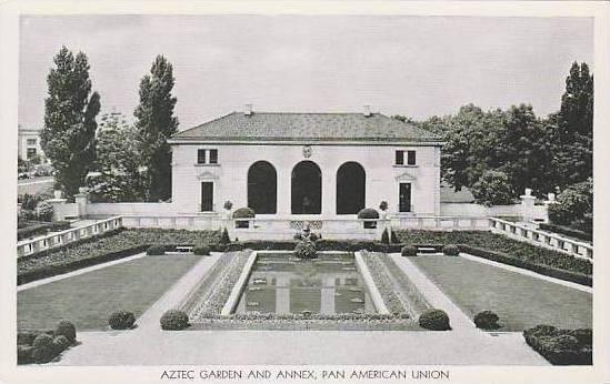 Washington Dc Aztec Garden And Annex Pan American Union Building