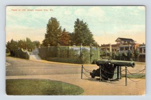 12th Street Paseo Cannon Kansas City Missouri MO 1911 DB Postcard Q4