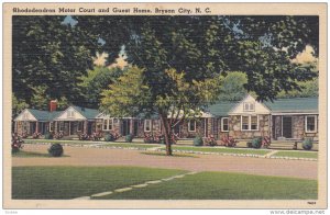 Rhododendron Motor Court and Guest Room, Bryson City, North Carolina, 30-40s