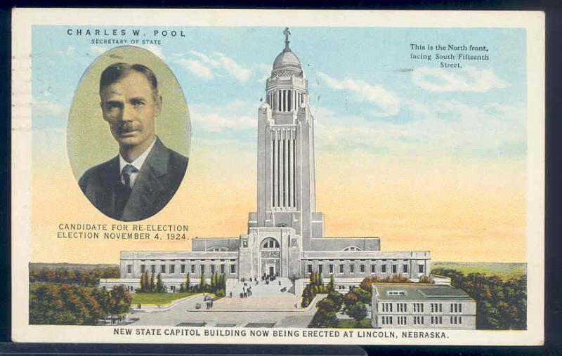 Lincoln, NE, North Front of State Capital Building