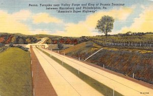 Penna. Turnpike near Valley Forge and King of Prussia Terminus - Turnpike, Pe...