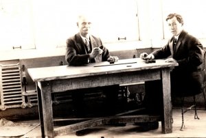 RPPC Men Playing Dominos Real Photo Postcard