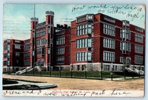 1909 St. Louis Missouri Vintage Postcard McKinley High School Exterior Building