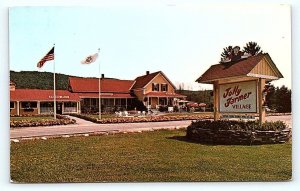 LEMPSTER, NH New Hampshire~ JOLLY FARMER VILLAGE c1960s Sullivan County Postcard