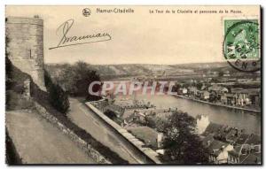 Old Postcard Namur Citadel tower Citadel and panorama of the Meuse