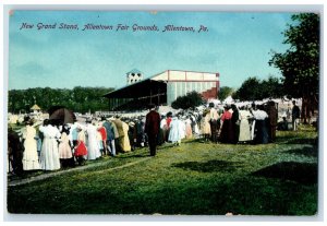 c1910 New Grand Stand Allentown Fair Grounds, Allentown PA Unposted Postcard