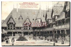 Old Postcard Hospices De Beaune Court & # 39Honneur L & # 39Hotel God