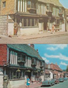 The Star Inn at Alfriston Sussex 2x MINT 1970s Postcard s