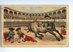 187560 CORRIDA Matador BULLFIGHTING by BERTIGLIA old ART DECO