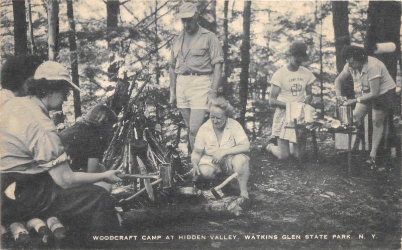 Watkins Glen State Park New York~Woodcraft Camp @ Hidden Valley Camp~1952 Pc