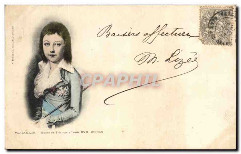 Old Postcard Museum Versailles Trianon Dauphin Louis XVII