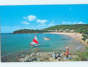 Unused Pre-1980 BEACH AT HAWKSBILL HOTEL Five Islands Village Antigua F6023