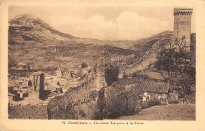 BF3026 castellane les vieux remparts et les torus france