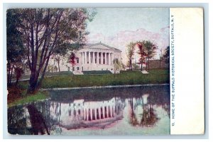 c1910's Home Of The Buffalo Historical Society Buffalo New York NY Postcard 