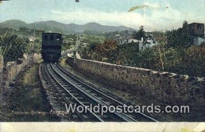 Funicular Railway, Funchal Spain Tarjeta Postal Unused 