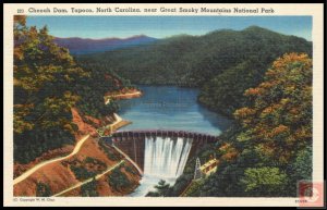 Cheoah Dam, Tapoco, N.C. near Great Smoky Mountains National Park