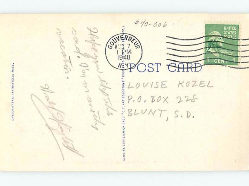 Linen BIG LETTERS Springfield Massachusetts MA ho7048