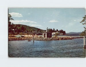 Postcard Endicott Rock State Park On Lake Winnipesaukee, Weirs Beach, N. H.