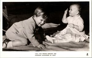 Tucks 5416c RPPC Prince Edward, Princess Alexandra of Kent Vintage Postcard J67