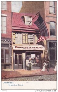 Front of Betsy Ross House, Birthplace of Old Glory, Philadelphia, Pennsylvani...