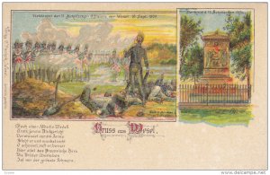 GRUSS AUS WESEL, North Rine-Westphalia, Germany, 1900-1910's; Kenkmal D. 11 S...