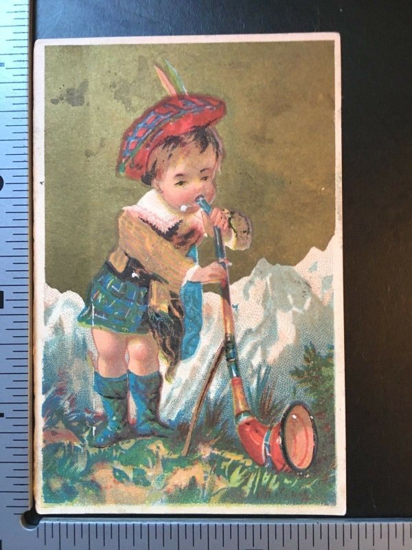 R & J Gilchrist Dry Goods, Boy with Bugle Pictured,  Boston, MA