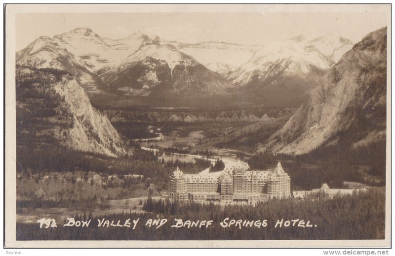 RP; Bon Valley and Banff Springs Hotel, Alberta, Canada, 10-20s