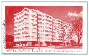 1959 Hotel Dupont Plaza Dupont Circle Washington DC Peoria Illinois IL Postcard