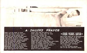 Sailor's Prayer World War II, WW II Military 1944 Missing Stamp 