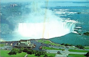 Horseshoe Falls Ontario Canada Birdseye View Postcard VTG UNP Plastichrome  