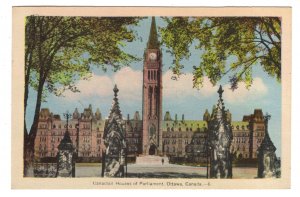 Canadian Houses of Parliament, Ottawa, Ontario, Used 1948 without Stamp