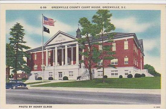 South Carolina Greenville Greenville County Court House