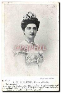 Old Postcard HM Queen Helene d & # 39Italie