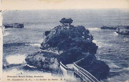 France Biarritz Le Rocher du Basta