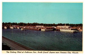 Postcard BOAT SCENE Panama City Florida FL AR9826