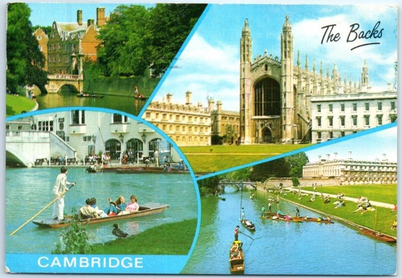 Postcard - The Backs - Cambridge, England