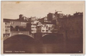 RP, Bridge, Ponte Vecchio, Firenze (Tuscany), Italy, 1920-1940s
