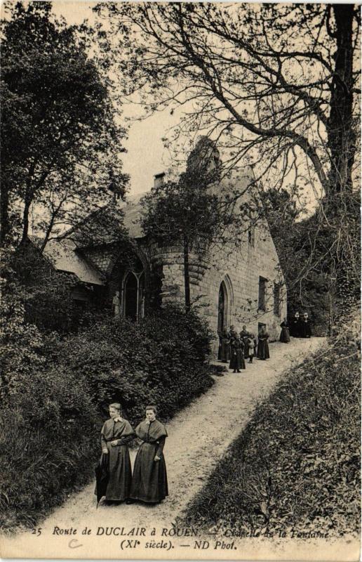 CPA Route de DUCLAIR a ROUEN-Chapelle de la Fontaine (347965)