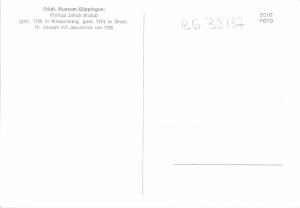 BG38137 stadt museum goppingen philipp jakob straub postcard sculpture   germany