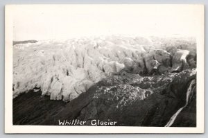 Alaska Whittier Glacier RPPC Postcard C26