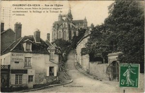 CPA chaumont-en-vexin rue de l'eglise (1207899) 