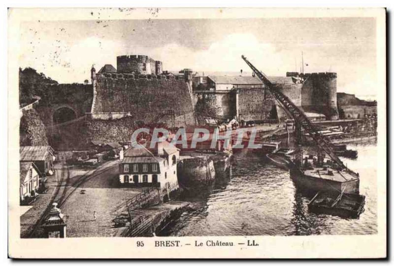 Brest - Le Chateau - Old Postcard