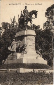 PC TANANARIVE MONUMENT GALLIENI MADAGASCAR (a27658)