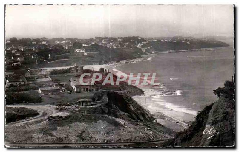 Old Postcard Bidart (Basses-Pyrenees) The Beach and the Riviera to Spain I