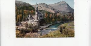 BF20296 lourdes la basilique le gave et les nouevaux france front/back image