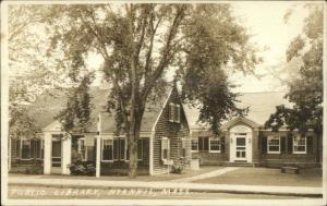 Hyannis Cape Cod MA Library c1920s-30s Real Photo Postcard